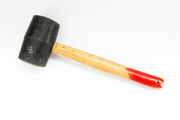 rubber mallet on a white background