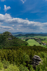 Erkundungstour durch die sächsische Schweiz an verschiedenen Orten - Sachsen/Deutschland