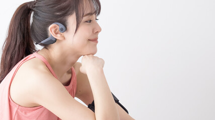 Fototapeta premium 運動 スポーツ 女性