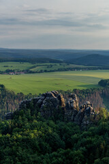 Erkundungstour durch die sächsische Schweiz an verschiedenen Orten - Sachsen/Deutschland