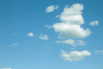 blue sky and clouds