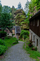 Erkundungstour durch die sächsische Schweiz an verschiedenen Orten - Sachsen/Deutschland