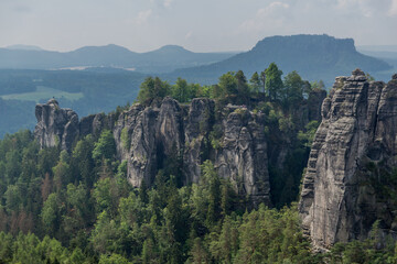 Erkundungstour durch die sächsische Schweiz an verschiedenen Orten - Sachsen/Deutschland