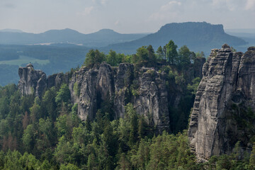 Erkundungstour durch die sächsische Schweiz an verschiedenen Orten - Sachsen/Deutschland