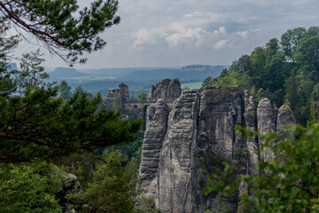 Erkundungstour durch die sächsische Schweiz an verschiedenen Orten - Sachsen/Deutschland
