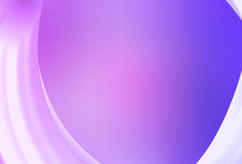 Light Purple vector blurred shine abstract template.