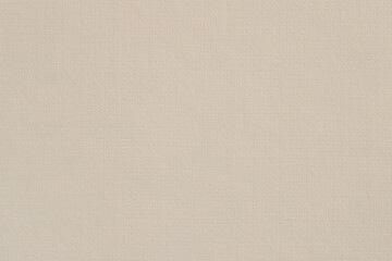 Texture of light cream paper for watercolor and artwork. Modern background, gentle shade, copy space