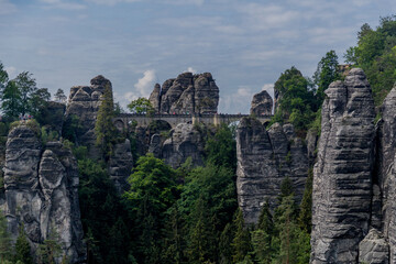Erkundungstour durch die sächsische Schweiz an verschiedenen Orten - Sachsen/Deutschland