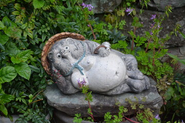 Tanuki Garden Statue, Nagasaki, Japan