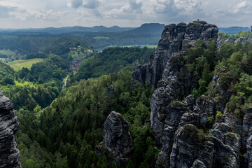 Erkundungstour durch die sächsische Schweiz an verschiedenen Orten - Sachsen/Deutschland