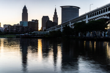 Naklejka premium Cleveland Ohio