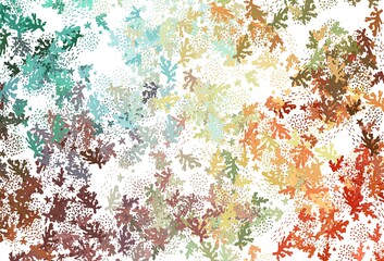 Obraz na płótnie Canvas Light Multicolor vector backdrop with memphis shapes.