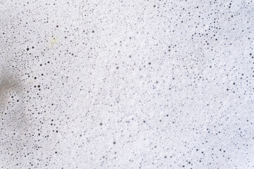 surface covered with soap foam