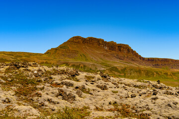 Rocks and nature of Iceland
