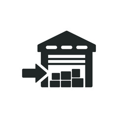 Warehouse import icon