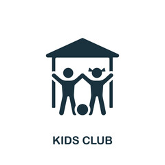 Kids Club icon. Simple element from child development collection. Creative Kids Club icon for web design, templates, infographics and more