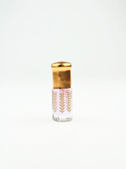 Arabian oud attar perfume in mini bottles.