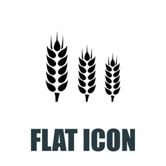 Wheat Icon Flat