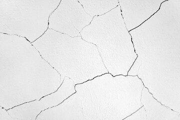 Grunge concrete cement wall with crack