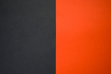 Black and orange equally divided background