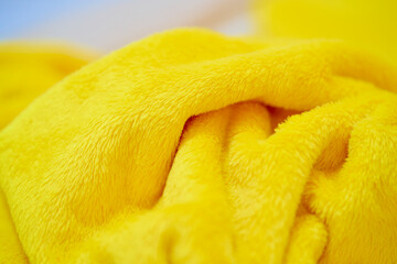 yellow towel