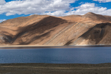 Pangong Tso or Pangong Lake in Ladakh, India