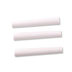 White chalk isolated on a white background.