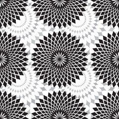 African Black and White Design Pattern