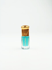 Arabian oud attar perfume in mini bottles.