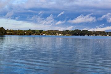 sea and clouds in france