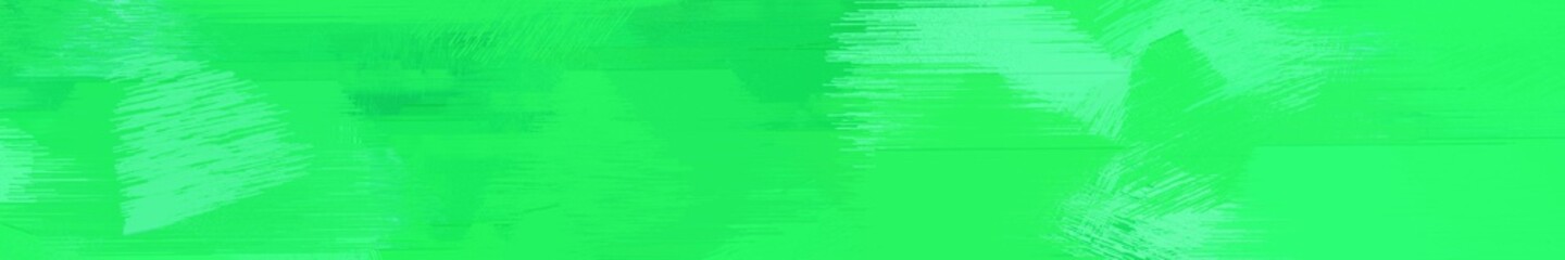 wide landscape graphic with colorful brush strokes background with vivid lime green, medium aqua marine and spring green. can be used for background, canvas or poster