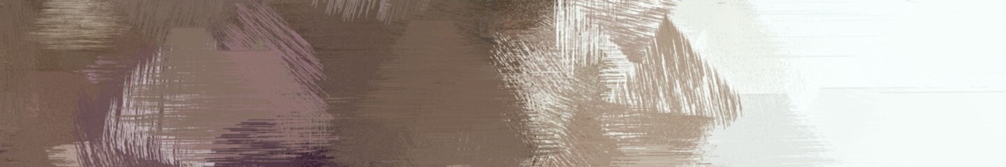 wide landscape graphic with artistic brush strokes background with pastel brown, white smoke and rosy brown