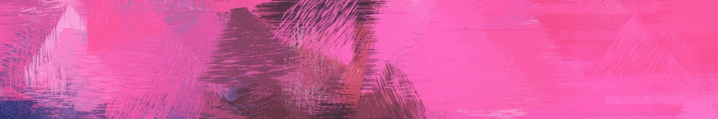 wide landscape graphic with dirty brush strokes background with hot pink, old mauve and antique fuchsia. can be used for wallpaper, cards, poster or banner