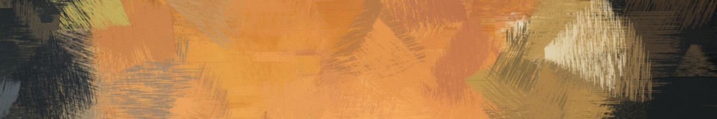 wide landscape graphic with colorful brush strokes background with peru, very dark blue and tan