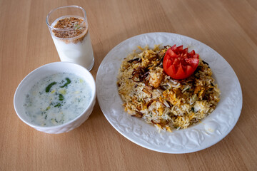 Indian Kebab Biryani - Spicy