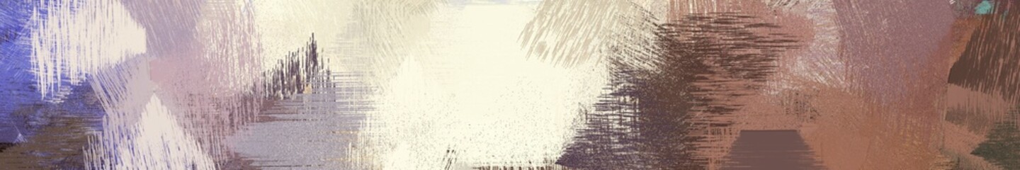 wide landscape graphic with abstract brush strokes background with pastel gray, light gray and old mauve