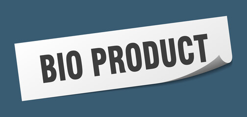 bio product sticker. bio product square isolated sign. bio product label