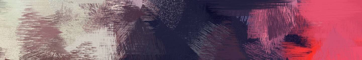 wide landscape graphic with creative brush strokes background with pastel brown, pastel gray and very dark blue. can be used for background, canvas or poster