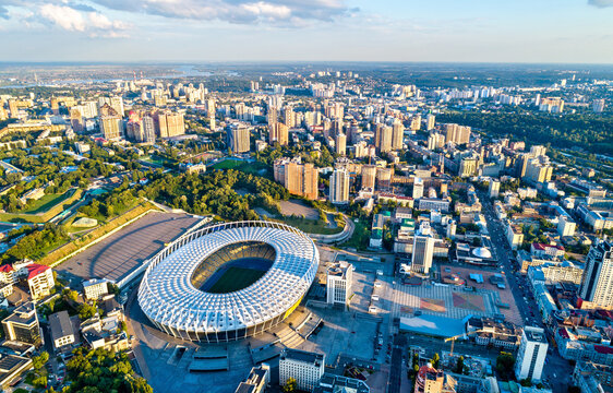 View Of The Olympic Stadium In Kiev, Ukraine