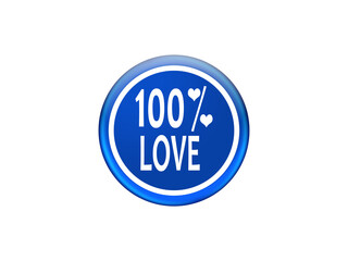 100 percent love
