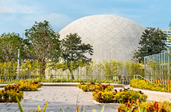 View Of The Hong Kong Space Museum In China