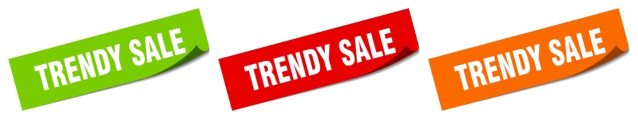 trendy sale sticker. trendy sale square isolated sign. trendy sale label
