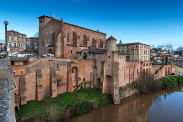 Fototapeta na wymiar France Gaillac Tarn 04-2018 : Gaillac is a town situated between Toulouse and Albi