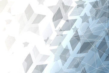 Obraz premium abstract, pattern, texture, white, design, blue, 3d, paper, geometric, light, wallpaper, digital, graphic, illustration, art, futuristic, concept, backdrop, grey, shape, business, square, cube