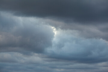Beautiful storm clouds. Rain clouds	
