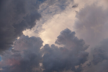 Fototapeta na wymiar Beautiful storm clouds. Rain clouds 