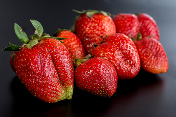 strawbery, owoc, jedzenie, czerwień, swiezy, dojrzałe, słodki, strawbery, deser, zdrowa,...