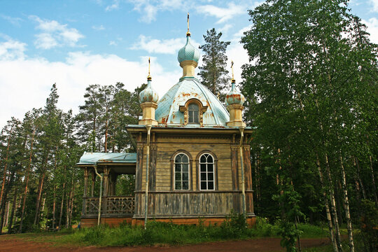 Valamo. Chapel "Voznesenskaia". Karelia.