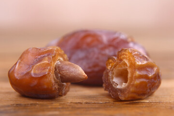 close up of dried dates