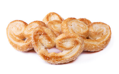 Group of puff pastry cookies